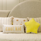 Almofada Infantil Estampa de Tigrinho com Enchimento 45 x 45 cm