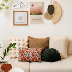 Quadro Decorativo Sêneca 35x35 cm com Moldura de Madeira e Vidro Flutuante para Decoração Inspiradora