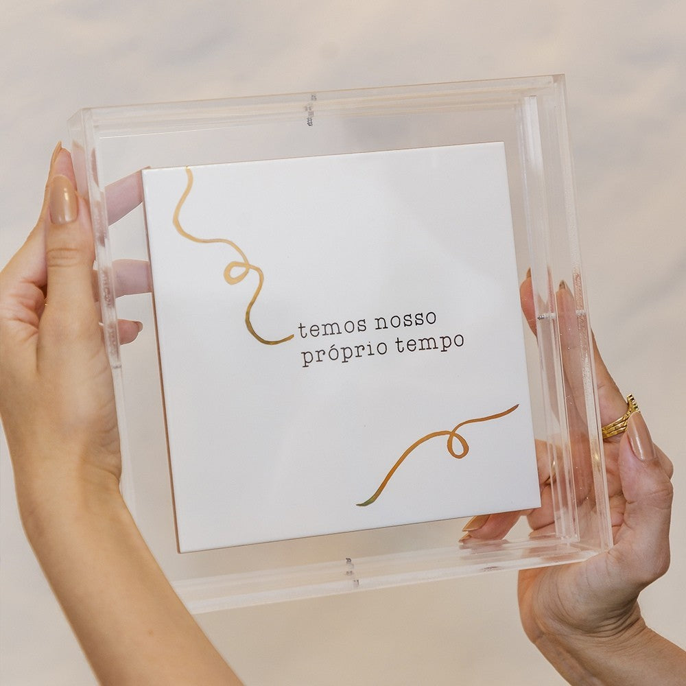 Acrílico Nosso Tempo
