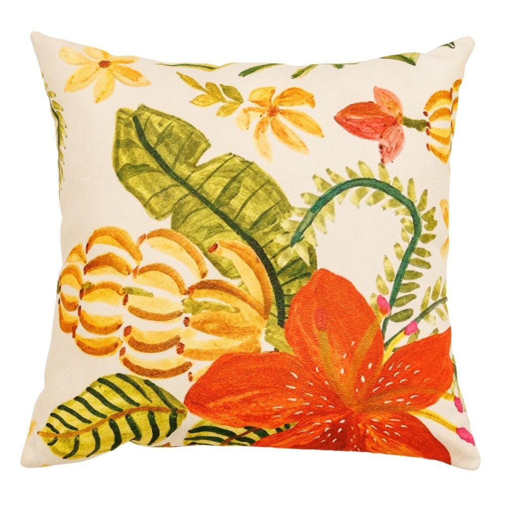 Almofada Decorativa Bananeira Floral