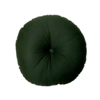 Almofada Decorativa Redonda Circle Verde Militar com Enchimento 42 cm