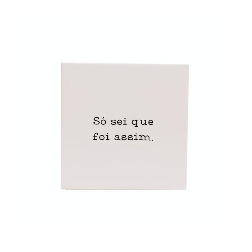 Azulejo Sei Que Foi Assim