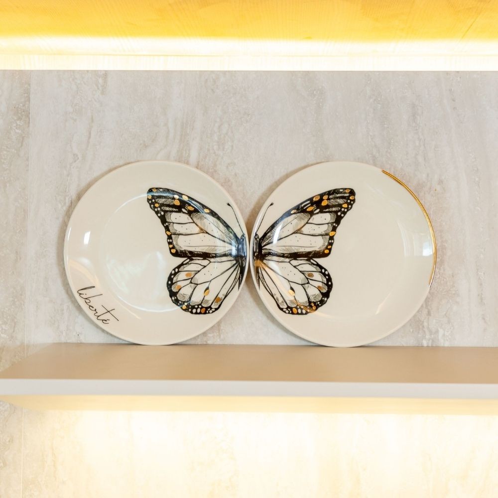 Duo Pratos Papillon