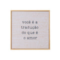 Quadro Você é Tradução