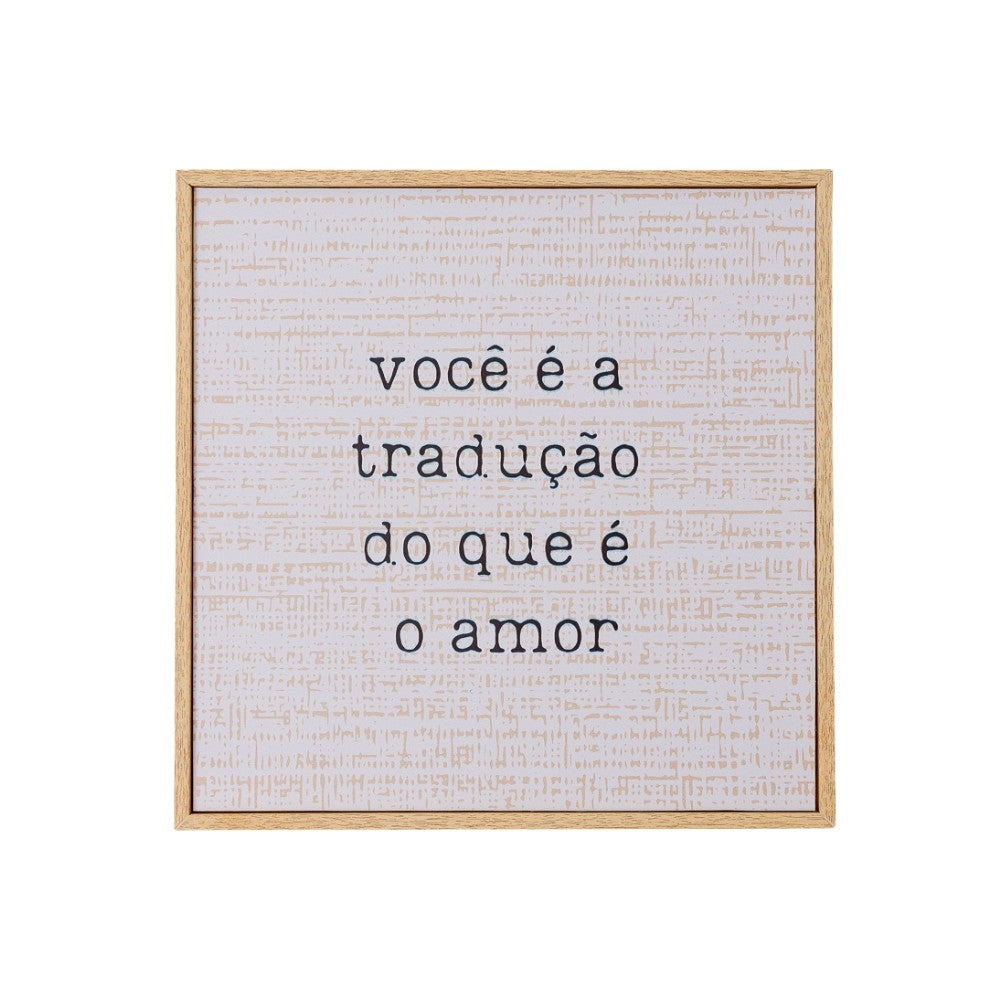 Quadro Você é Tradução