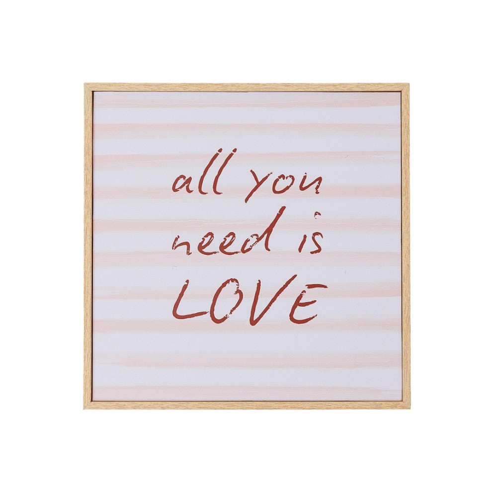 Quadro Decorativo All You Need Is Love