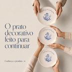 Prato Decorativo Something Old Something Blue