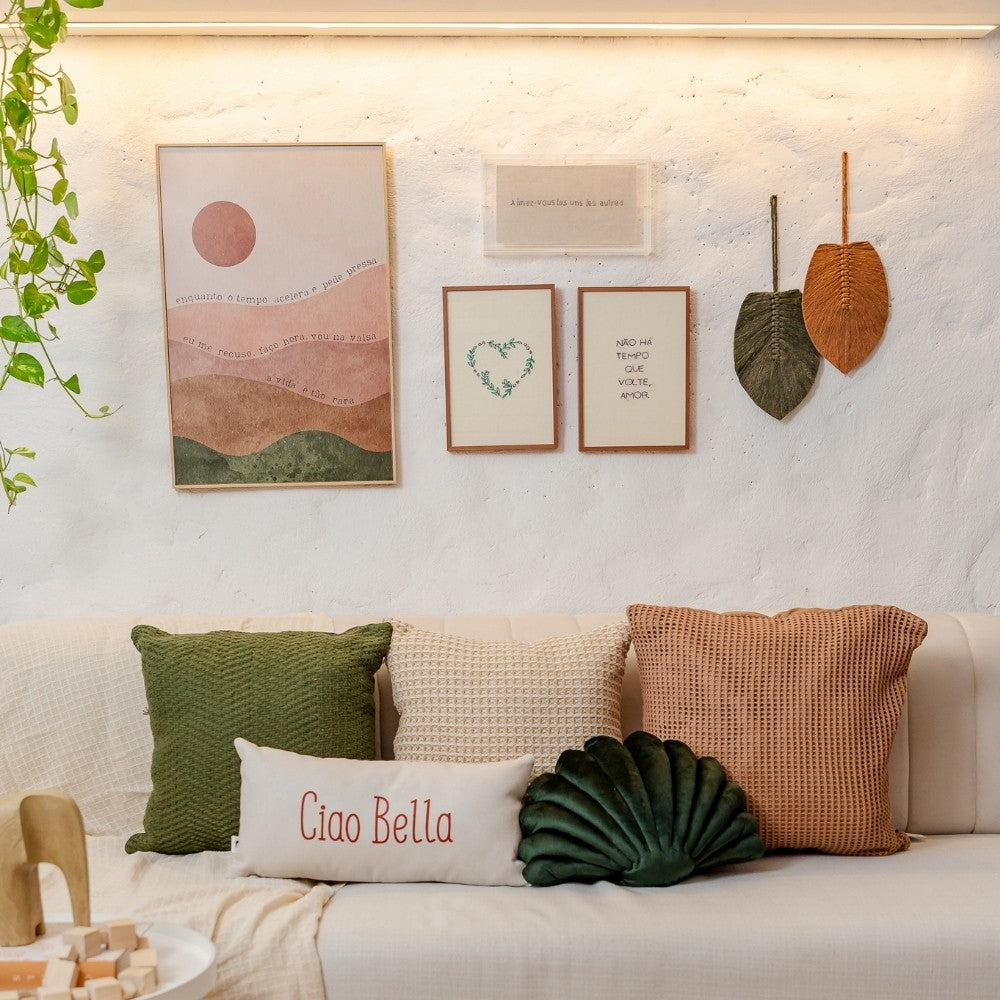 Quadro bordado Amor