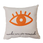 Almofada Decorativa com Frase Acordei Mas Não Recomendo 45 x 45 cm