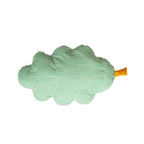 Almofada Infantil Formato de Folha Verde com Enchimento 40 x 22 cm