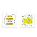 Duo Quadros Submarine