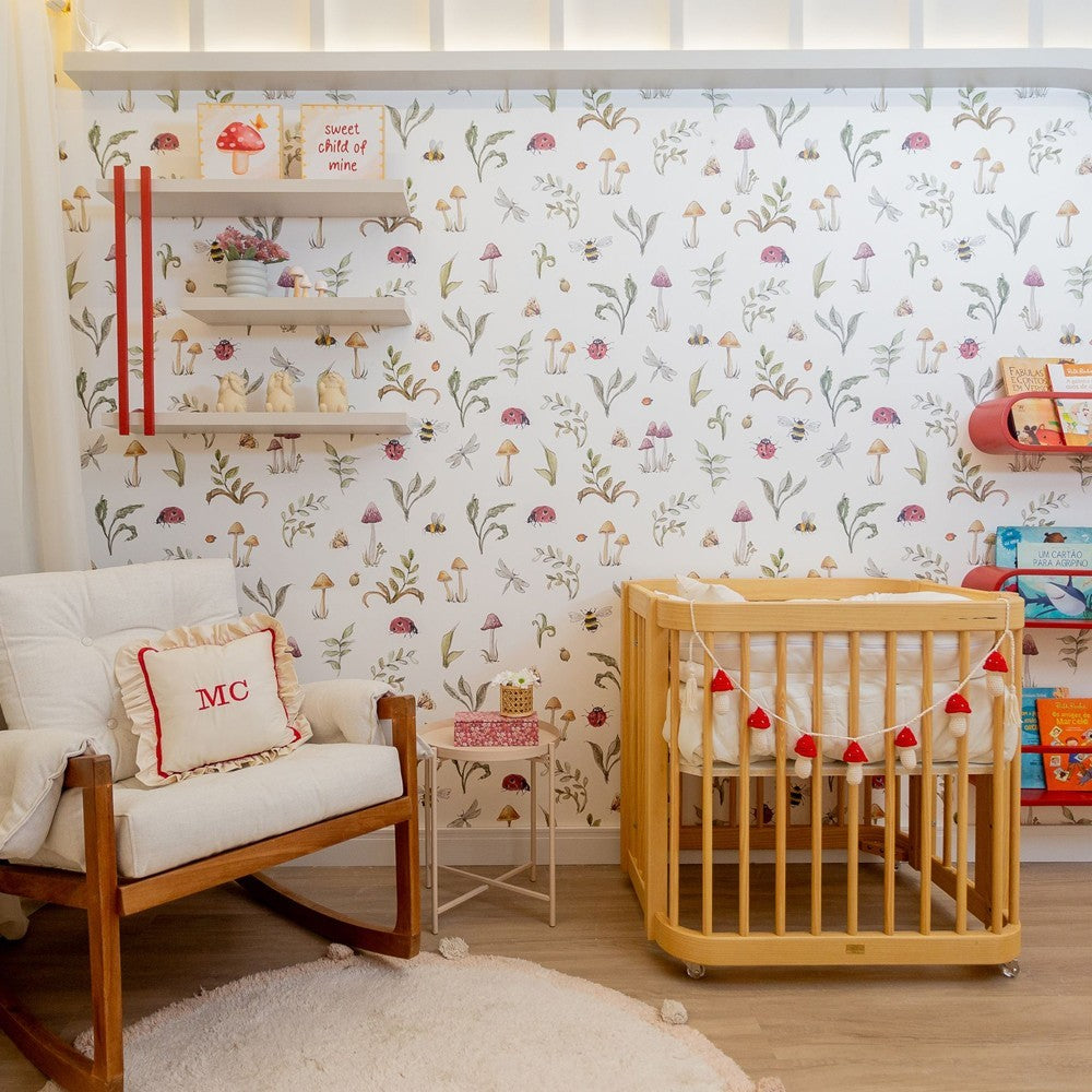 Almofada Infantil Personalizável com Enchimento e Zíper 30 x 30  cm