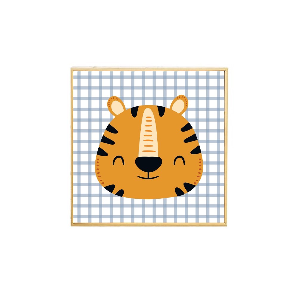 Quadro Tigre Azul