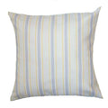 Almofada Infantil com Listras Azul e Amarelo Enchimento 45 x 45 cm