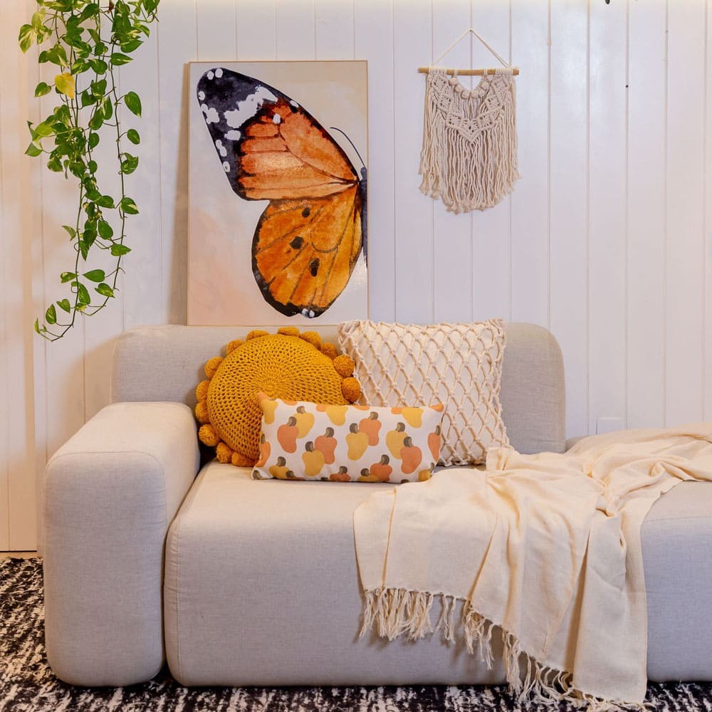 Almofada Gipsy Handmade Mostarda