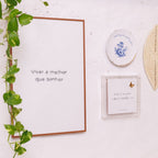 Acrílico Decorativo Com Azulejo Cuide do Seu Jardim