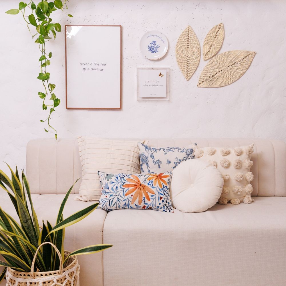 Acrílico Decorativo Com Azulejo Cuide do Seu Jardim