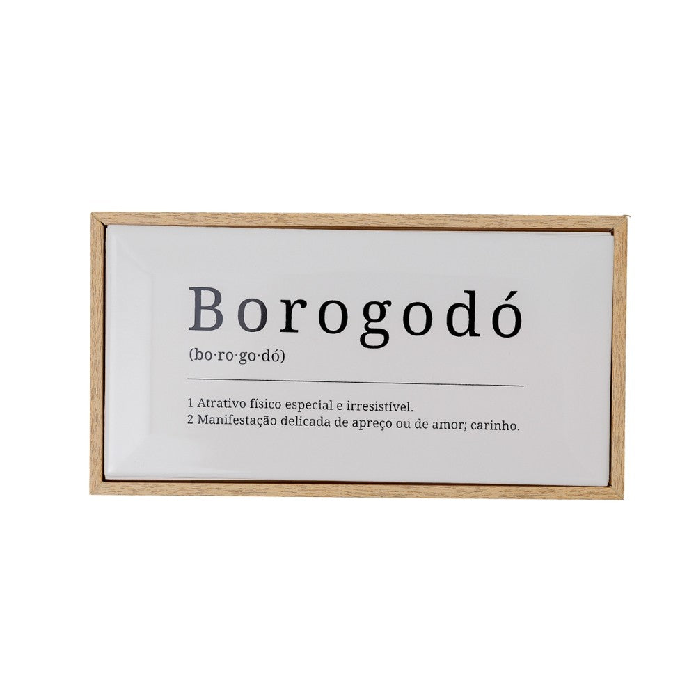 Quadro azulejo borogodó