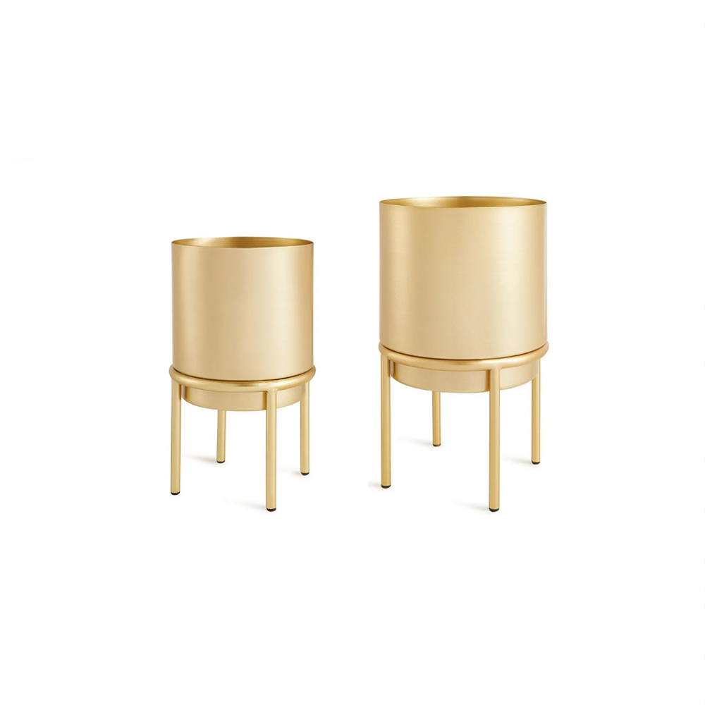 Kit Cachepot Ouro