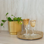 Kit Cachepot Ouro