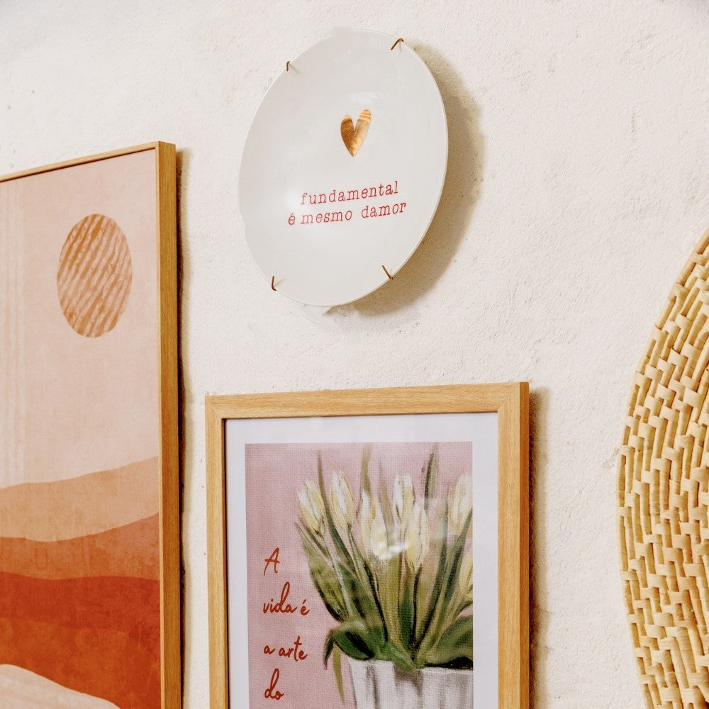 Prato Decorativo Fundamental é mesmo o Amor