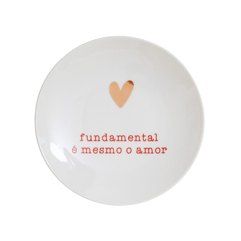 Prato Decorativo Fundamental é mesmo o Amor
