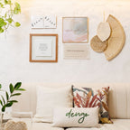 Painel Decorativo Artesanal Creme