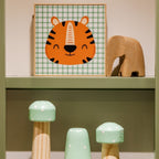 Quadro Tigre Verde