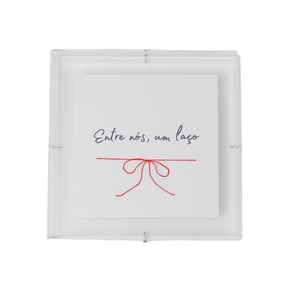 Acrilico Decorativo entre nós um Laço