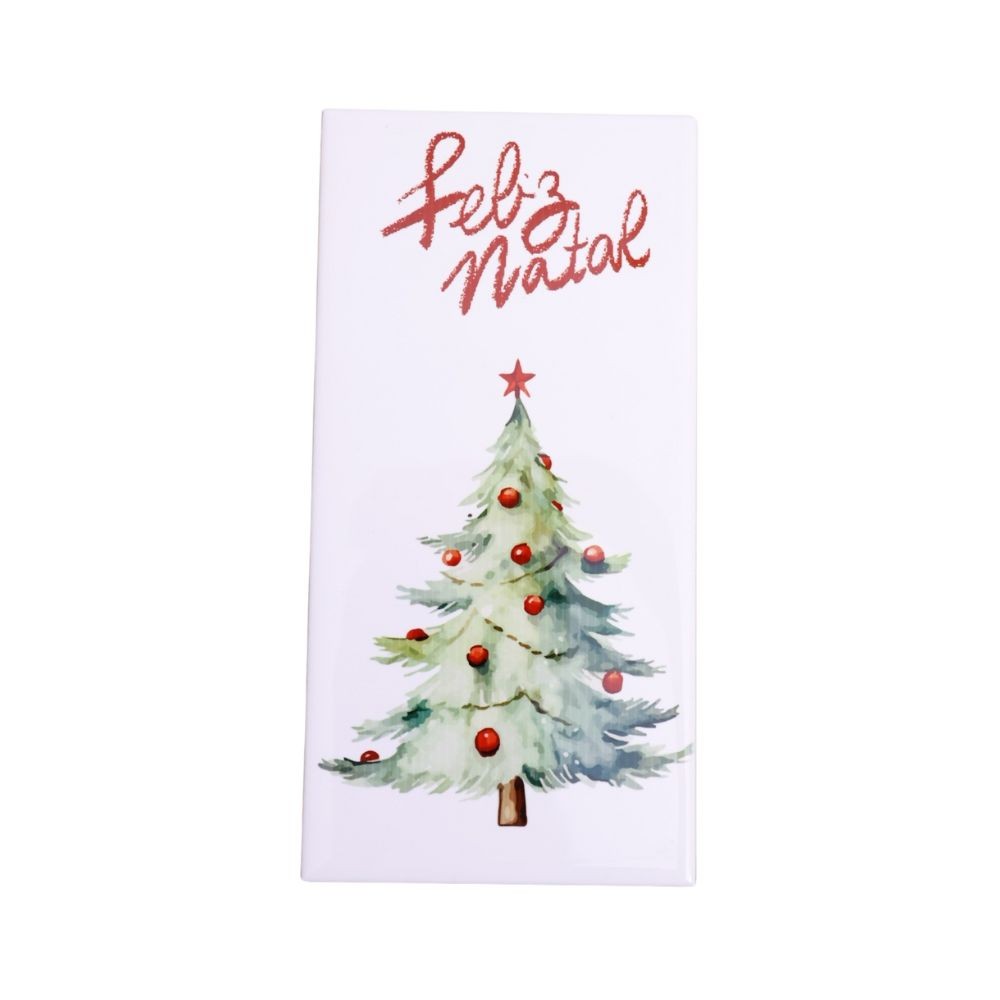 Azulejo de Natal Árvore com Suporte e Embalagem