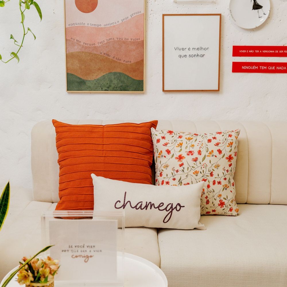 Acrílico Decorativo Se Você Vier 24x24 cm para Compor Ambientes com Afeto