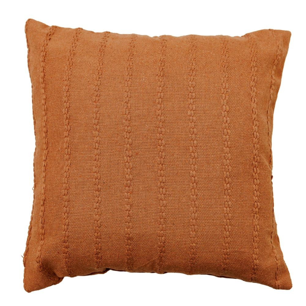 Almofada Decorativa Texturizada Caramelo 45x45 cm com Enchimento