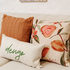 Almofada Decorativa Texturizada Caramelo 45x45 cm com Enchimento