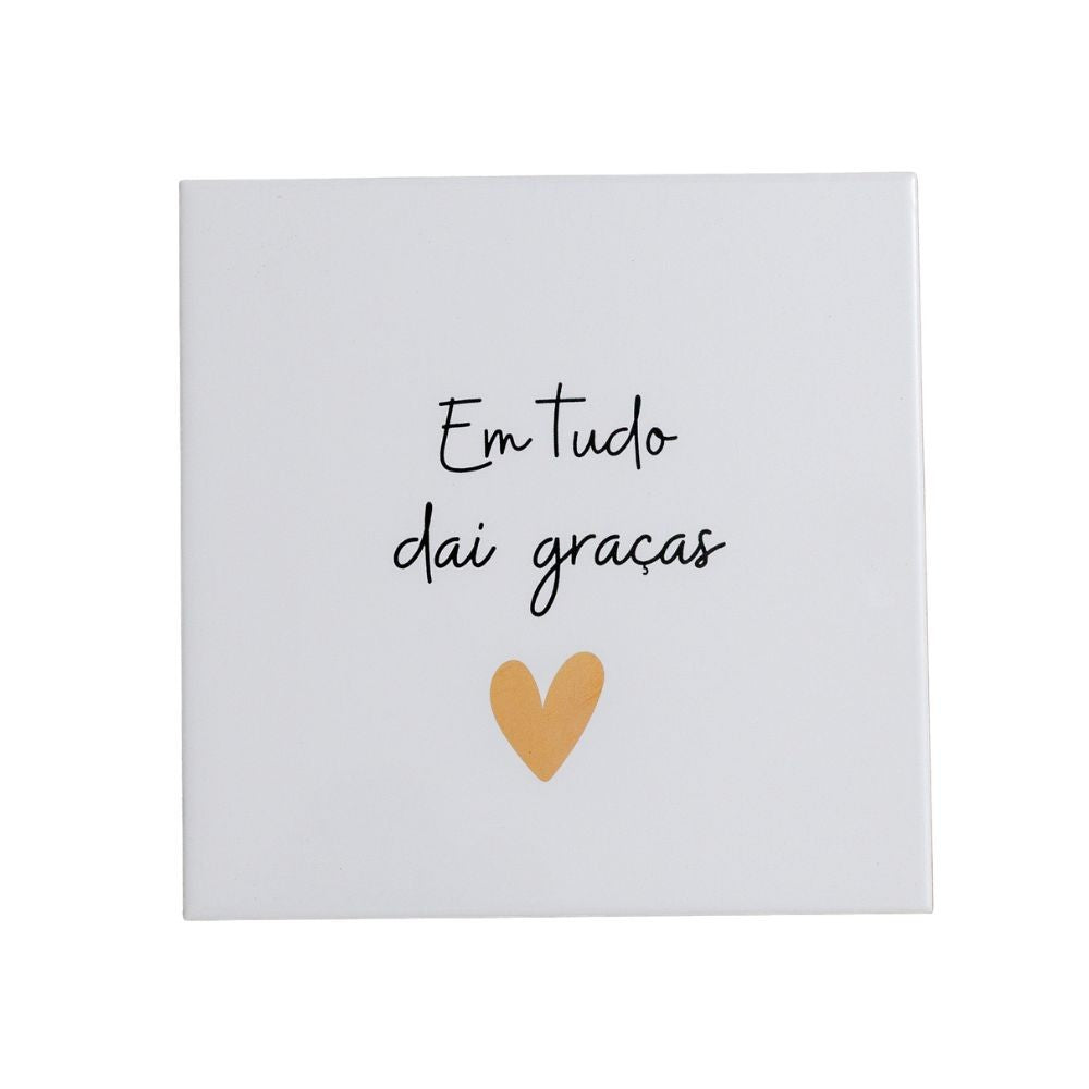 Azulejo Em Tudo Dai Graças 20x20 cm