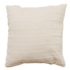 Almofada Decorativa Texturizada Creme 45x45cm com Enchimento