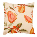 Almofada Decorativa Goiaba Botânica 45x45 cm em Tecido Bouclé