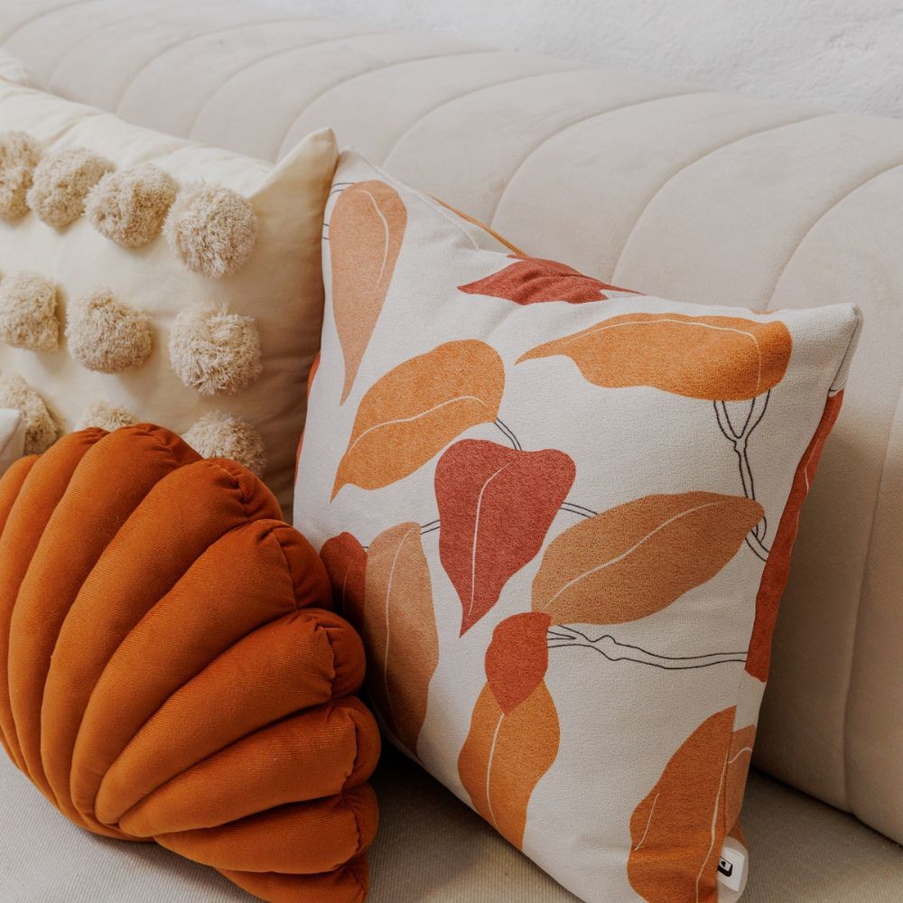 Almofada Folhas Terra