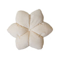 Almofada Flower Bouclé Cor Creme com Enchimento 40 x 40 cm