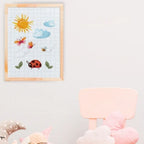 Quadro Decorativo Infantil Bee I 30x40 cm para o Quartinho do Bebê
