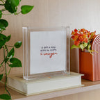 Acrílico Decorativo Coragem