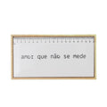 Quadro azulejo amor que não se mede