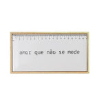 Quadro azulejo amor que não se mede