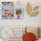 Quadro Decorativo Mirante 40x60 cm  com Moldura Filete Paisagem Urbana e Marítima com Impressão Fosca