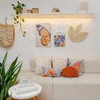 Duo Folhas Decorativas Artesanais