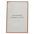 Quadro Decorativo Bordado à Mão Fundamental 40x60 cm com Moldura de Madeira e Vidro
