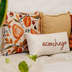 Almofada Decorativa Botânica Laranja