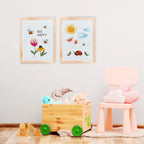Quadro Decorativo Infantil Bee II 30x40 cm para o Quartinho do Bebê