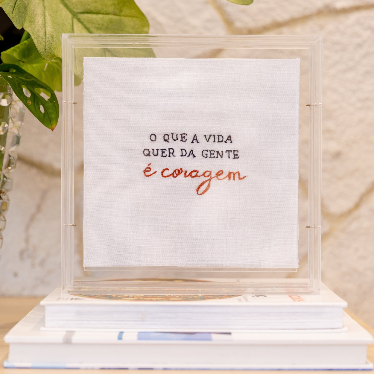 Acrílico Decorativo Coragem
