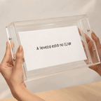 Acrílico Decorativo Lar Bordado
