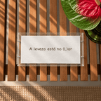 Acrílico Decorativo Lar Bordado